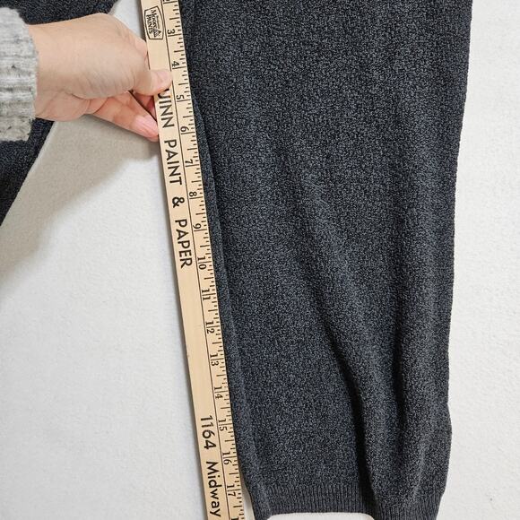 Stephanie Schuster Cropped Pants Princess Knitwear Charcoal Gray Knit Size S - Picture 10 of 11